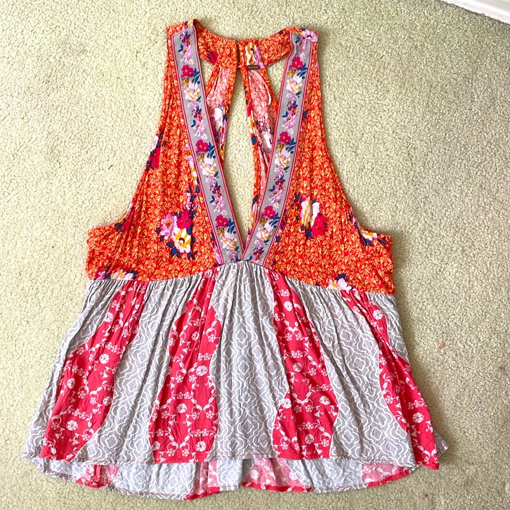 Free People multi-colored tank